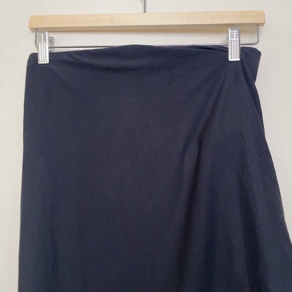 Aritzia Womens Medium The Group by Babaton Tie Front Bevington Skirt In Black - Picture 12 of 14